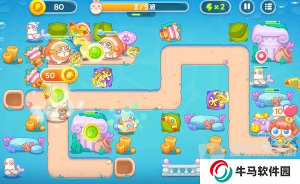 保衛(wèi)蘿卜4海的閨女50關(guān)怎么過 海的閨女50關(guān)完美通關(guān)方法介紹