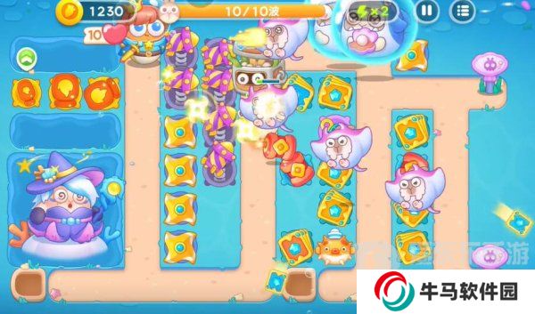 保衛(wèi)蘿卜4海的閨女60關(guān)怎么過 海的閨女60關(guān)無傷全清攻略