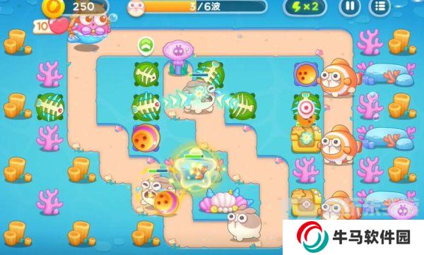 保衛(wèi)蘿卜4海的閨女55關(guān)怎么過(guò) 海的閨女55關(guān)攻略圖解法