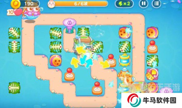 保衛(wèi)蘿卜4海的閨女55關(guān)怎么過(guò) 海的閨女55關(guān)攻略圖解法