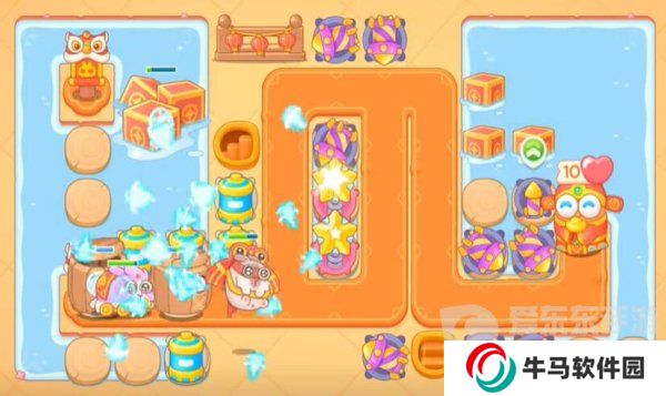 保衛(wèi)蘿卜4福神大作戰(zhàn)第14關(guān)怎么過 福神大作戰(zhàn)第14關(guān)完美通關(guān)布局