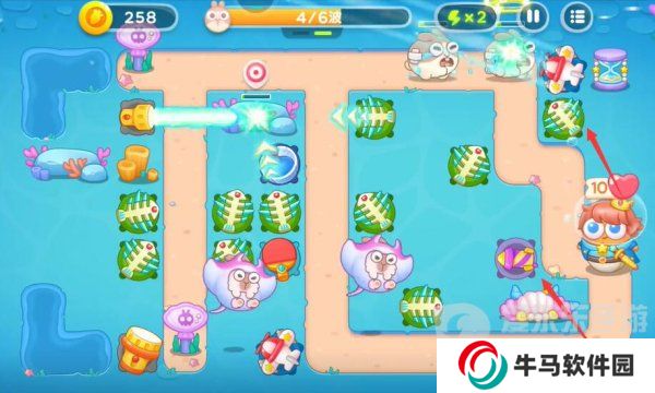 保衛(wèi)蘿卜4海的閨女81關怎么過 海的閨女81關通關圖文解析