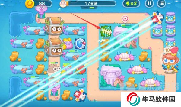 保衛(wèi)蘿卜4海的閨女81關怎么過 海的閨女81關通關圖文解析