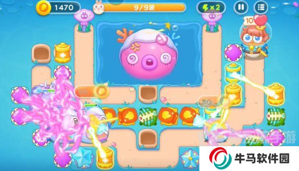 保衛(wèi)蘿卜4海的閨女90關(guān)怎么過(guò) 海的閨女90關(guān)通關(guān)攻略