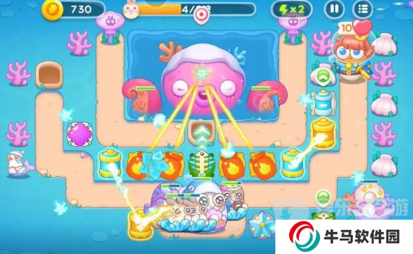 保衛(wèi)蘿卜4海的閨女90關(guān)怎么過(guò) 海的閨女90關(guān)通關(guān)攻略