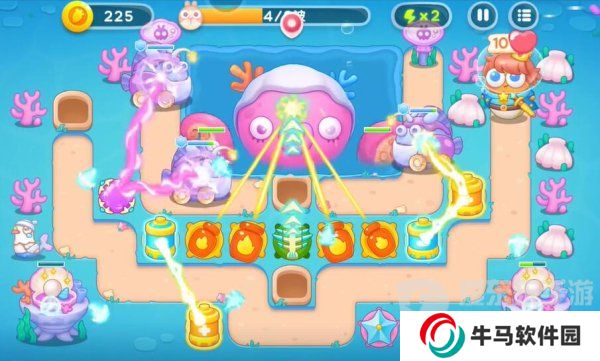 保衛(wèi)蘿卜4海的閨女90關(guān)怎么過(guò) 海的閨女90關(guān)通關(guān)攻略