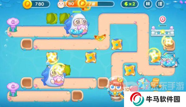 保衛(wèi)蘿卜4海的閨女第92關怎么過 海的閨女第92關圖文攻略詳解