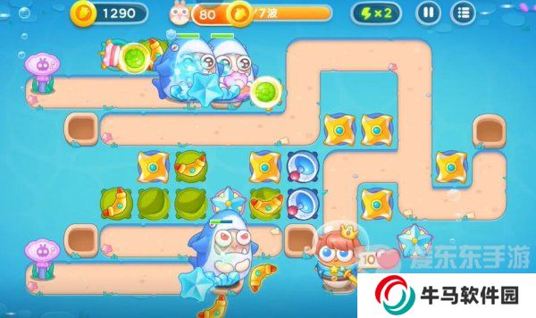 保衛(wèi)蘿卜4海的閨女第92關怎么過 海的閨女第92關圖文攻略詳解