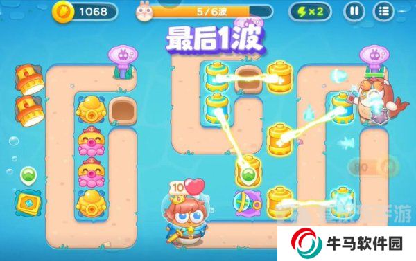 保衛(wèi)蘿卜4海的閨女103關(guān)怎么過 海的閨女103關(guān)攻略詳解