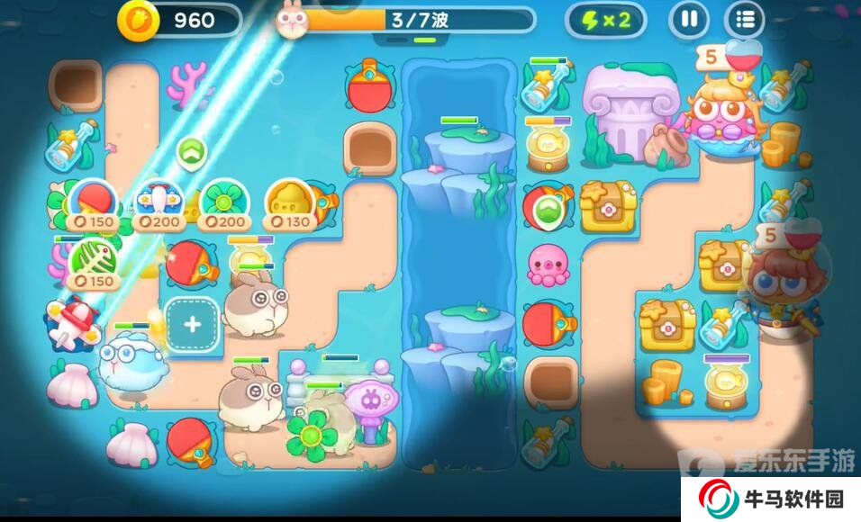 保衛(wèi)蘿卜4海的閨女115關(guān)怎么過 海的閨女115關(guān)攻略圖文詳解