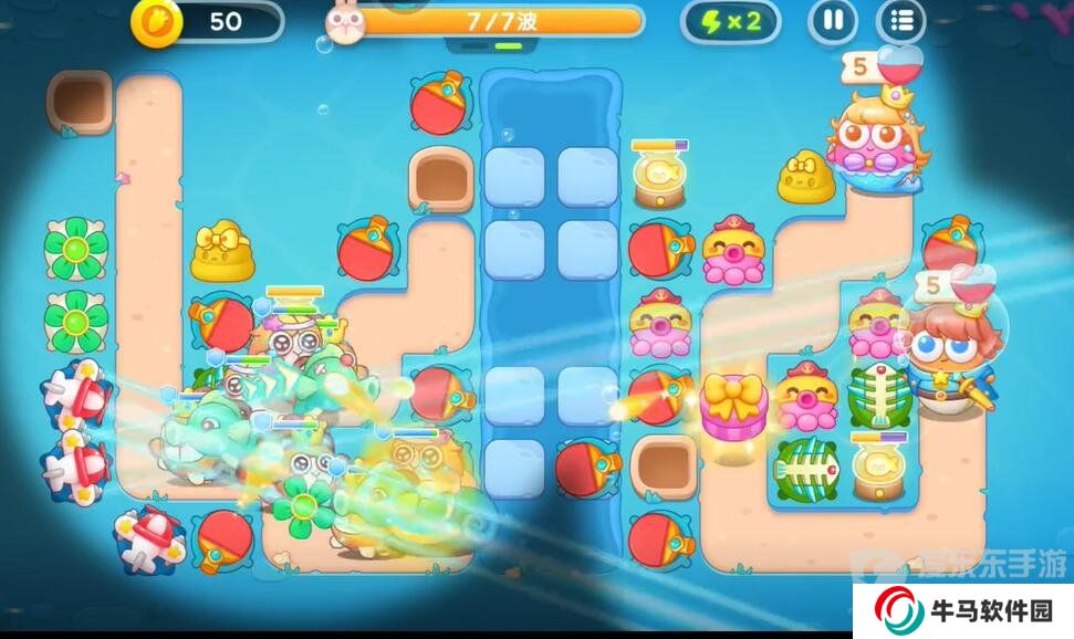 保衛(wèi)蘿卜4海的閨女115關(guān)怎么過 海的閨女115關(guān)攻略圖文詳解