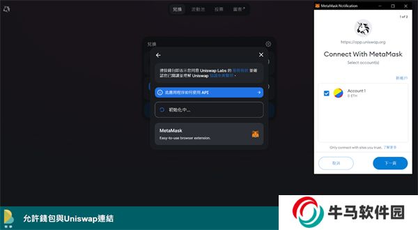uniswap去中心化交易所交易流程